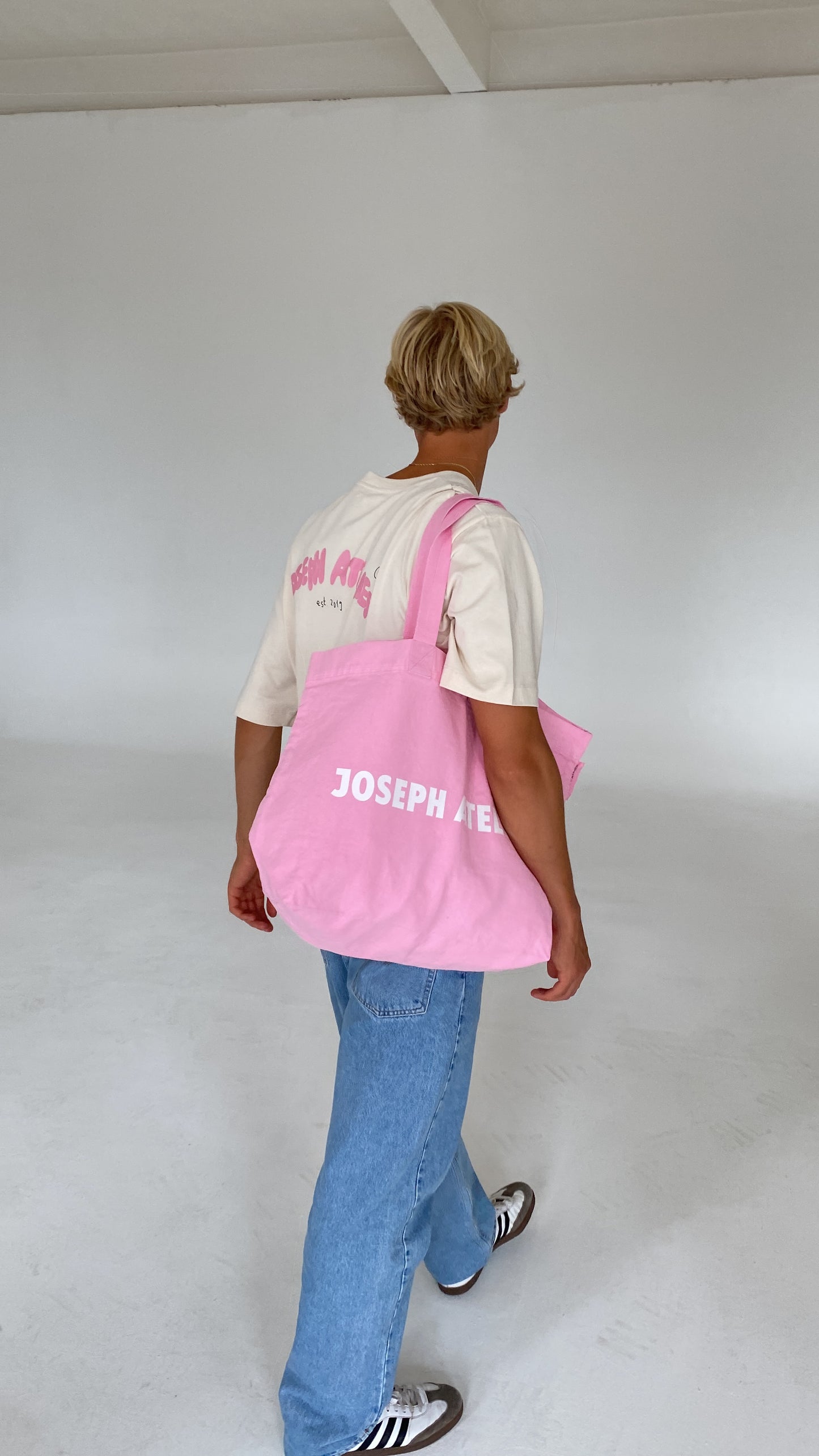 joseph atelier canvas bag pink