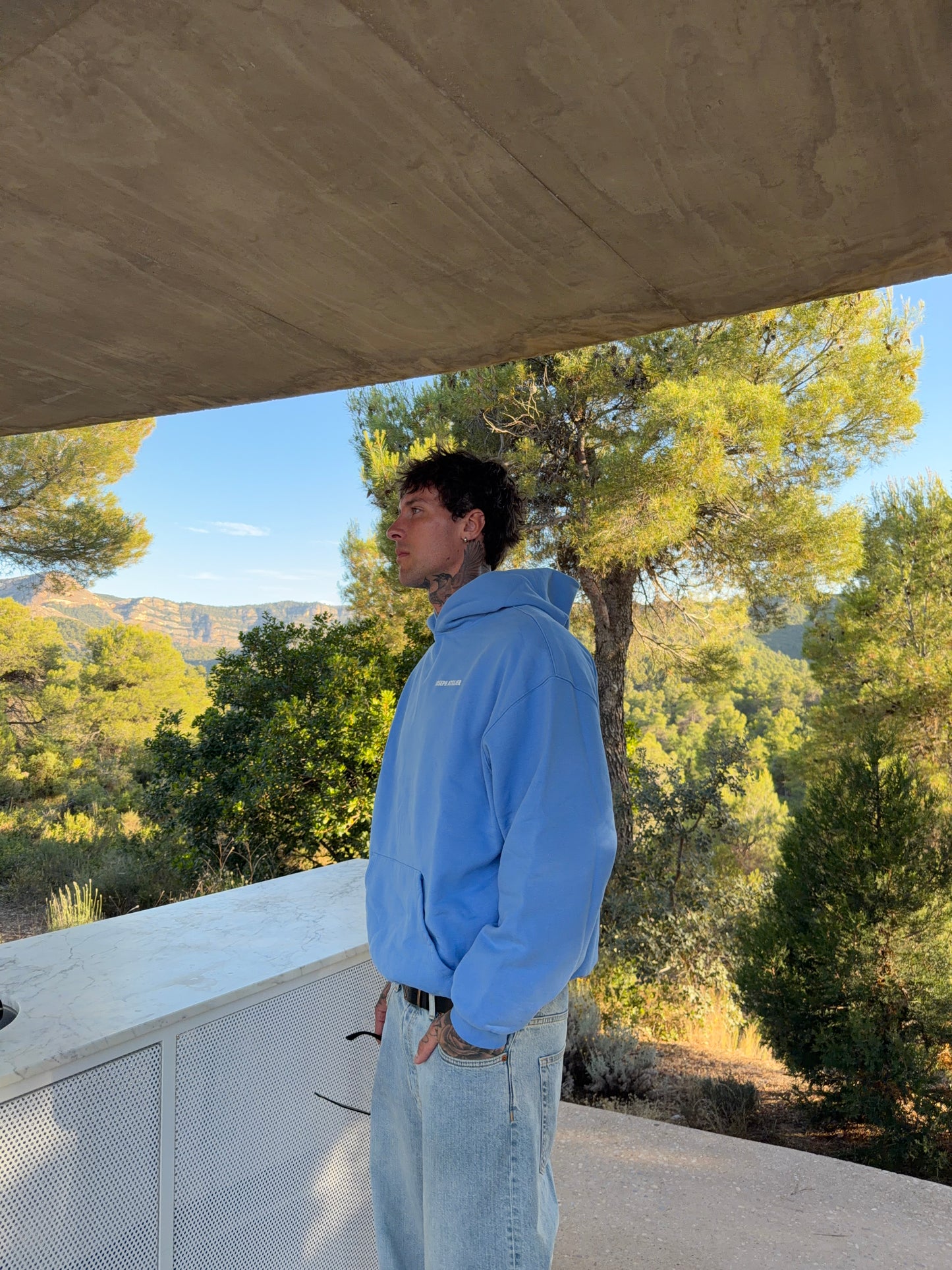 classic hoodie cobalt blue - classics dept.
