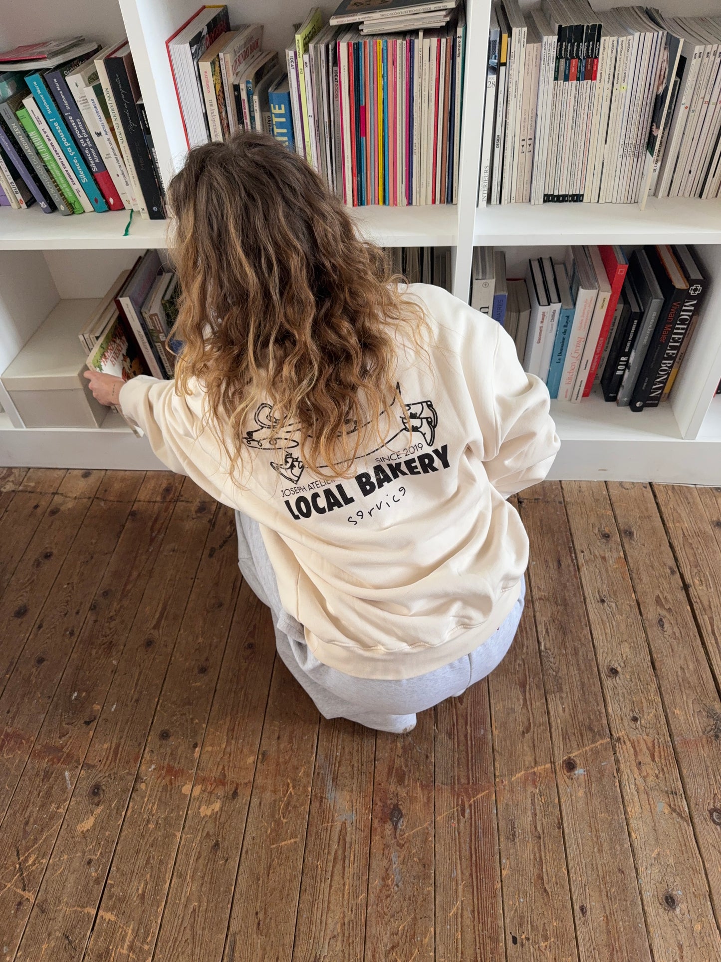 CLUBHOUSE PIECE: classic sweater local bakery cream