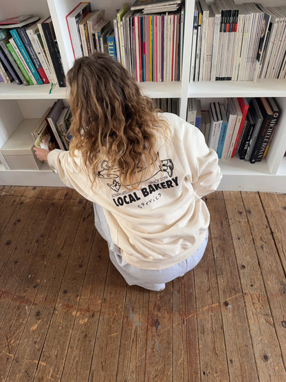 CLUBHOUSE PIECE: classic sweater local bakery cream