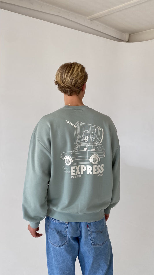 express car cozy sweater