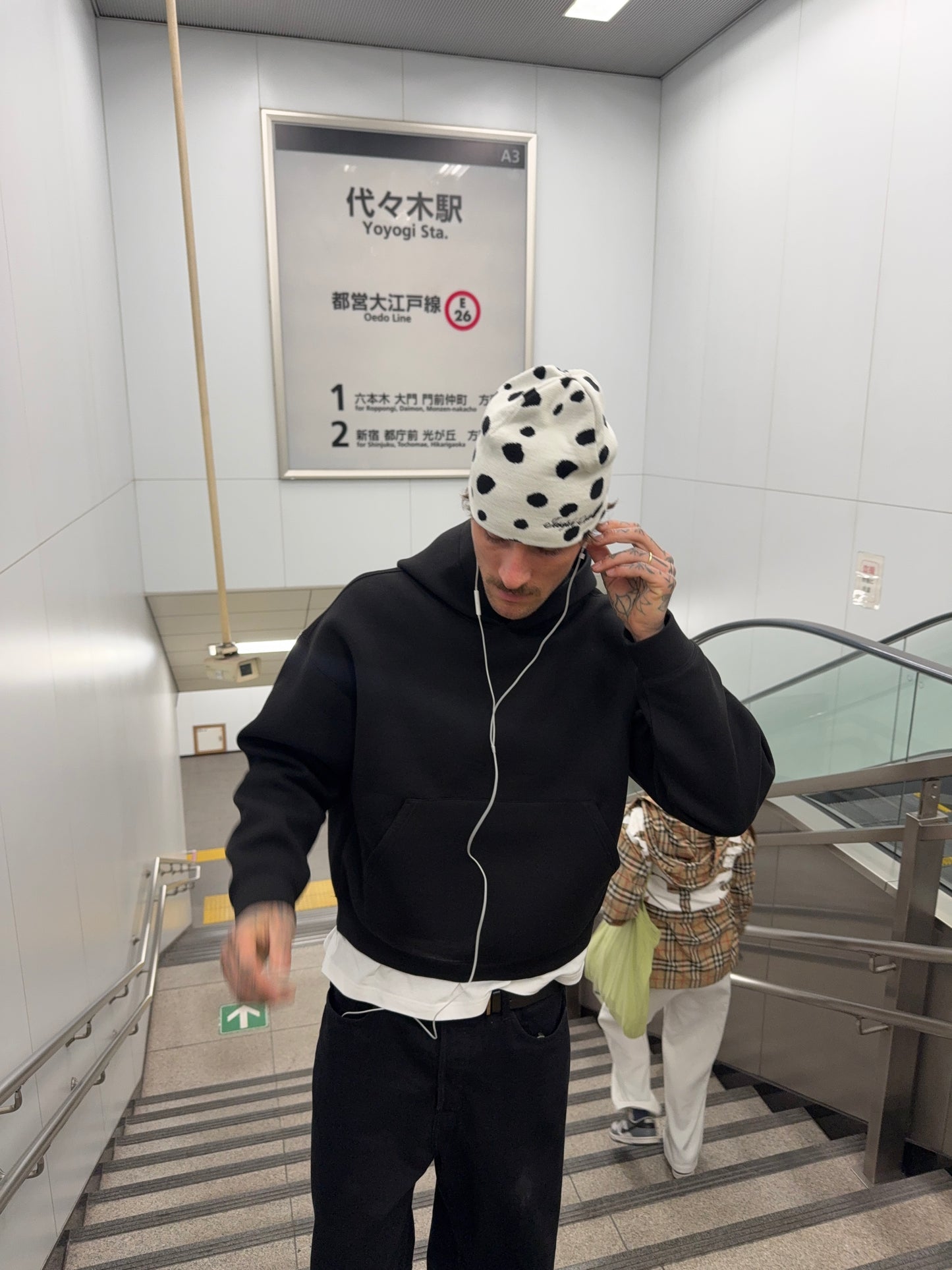 beanie hat dalmatian