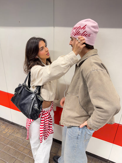 beanie hat cherry blossom