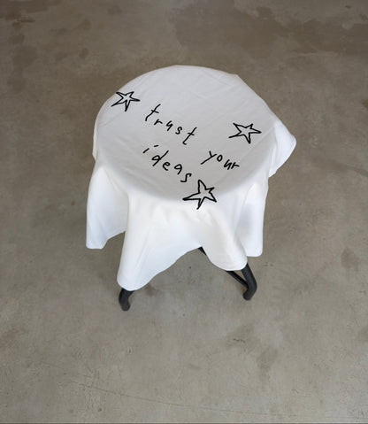 boxy tee white - trust your ideas