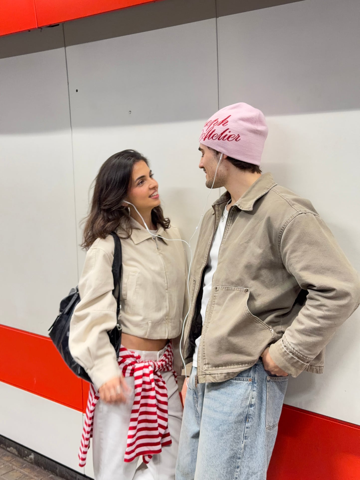 beanie hat cherry blossom