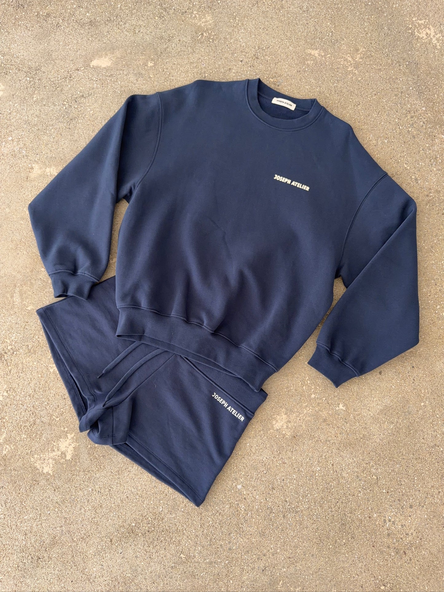 classic sweater navy - local beach