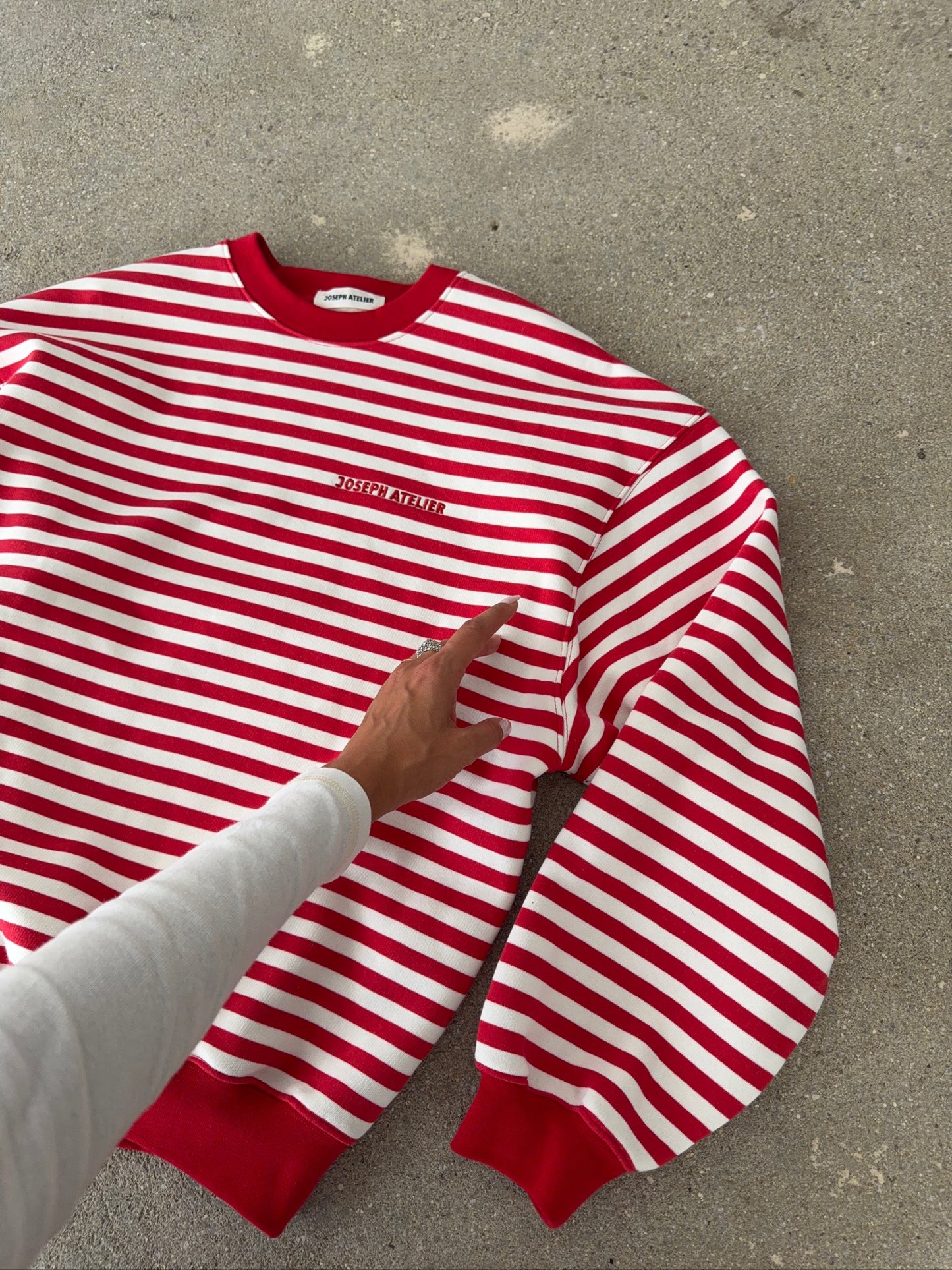 classic sweater candy cane