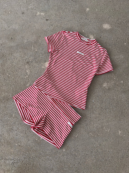 slim baby tee candy cane