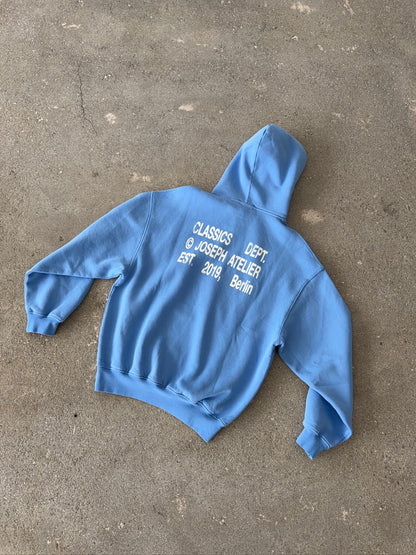 classic hoodie cobalt blue - classics dept.