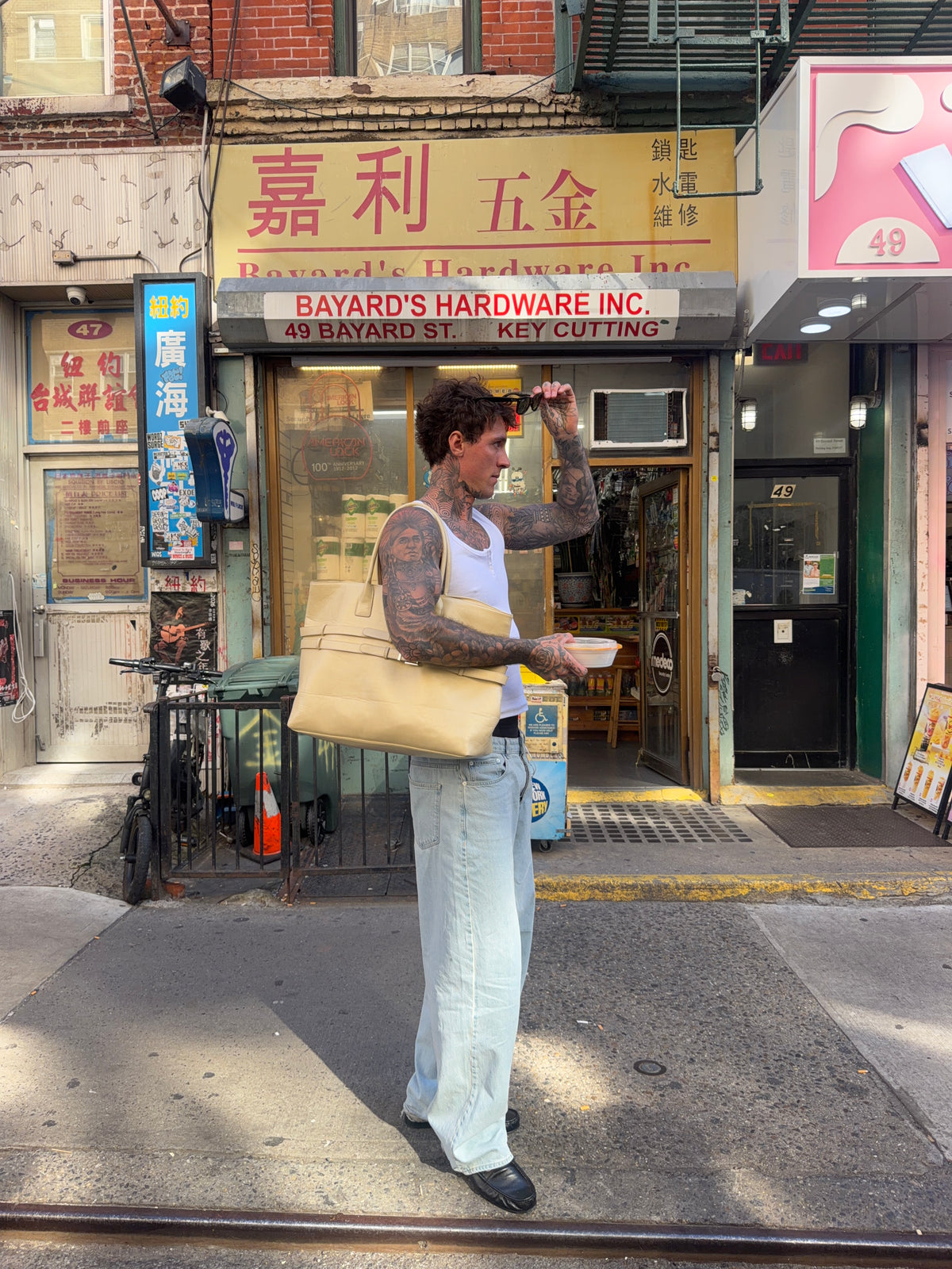double belt bag