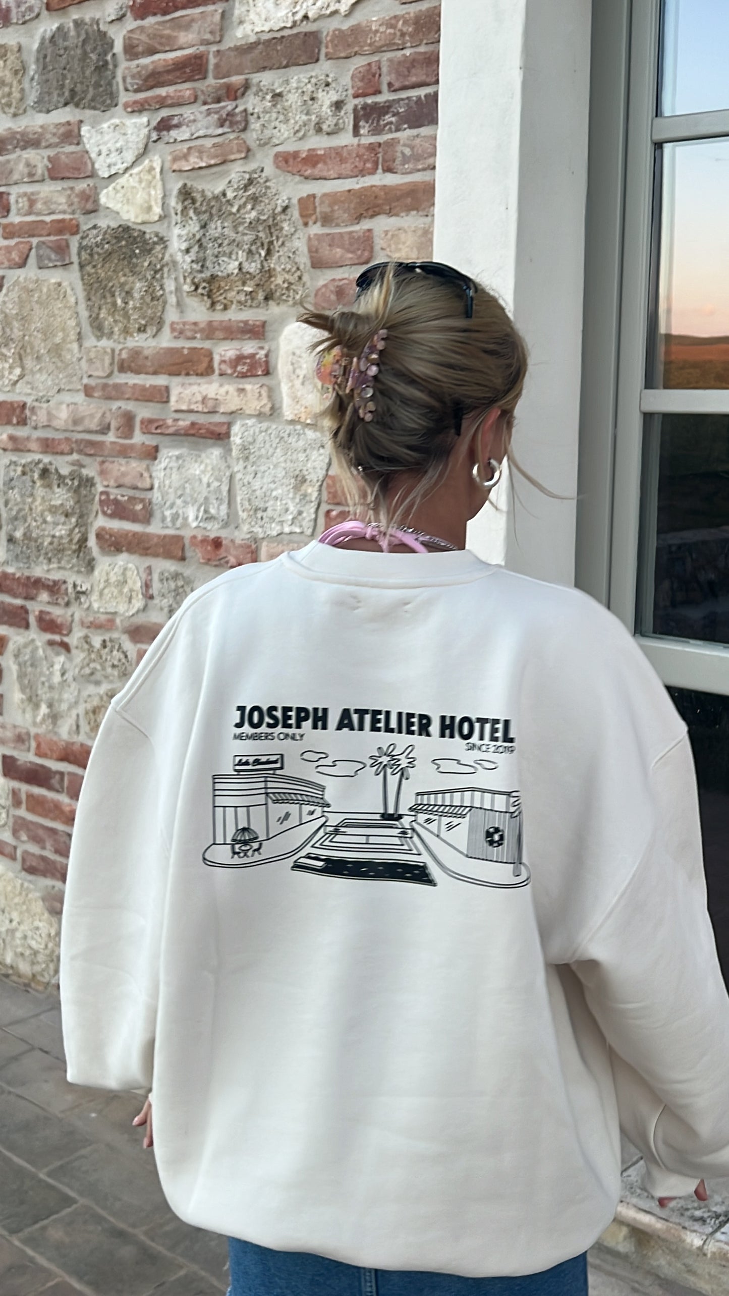 joseph atelier hotel cozy sweater - club edition