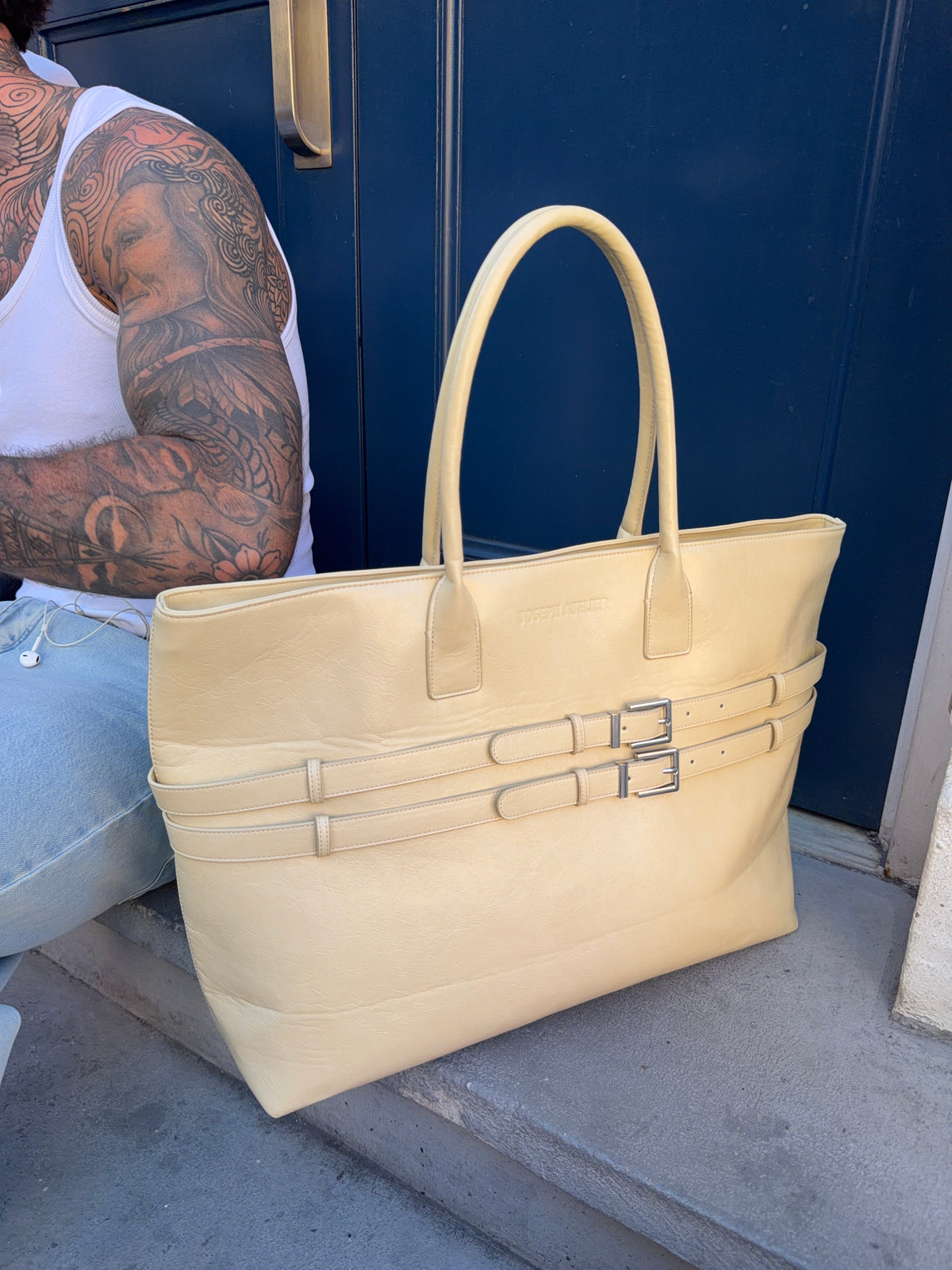 double belt bag