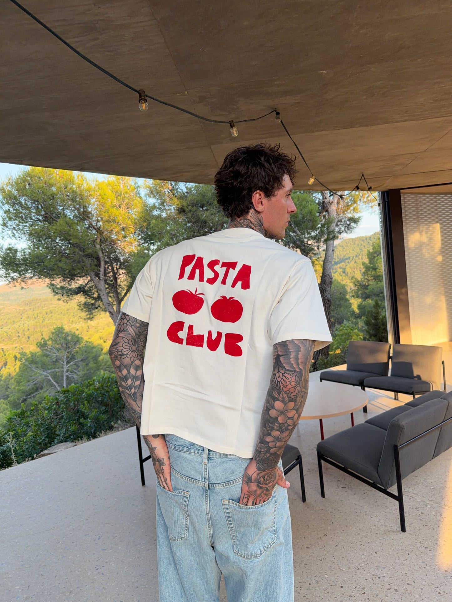 boxy tee creme - pasta club