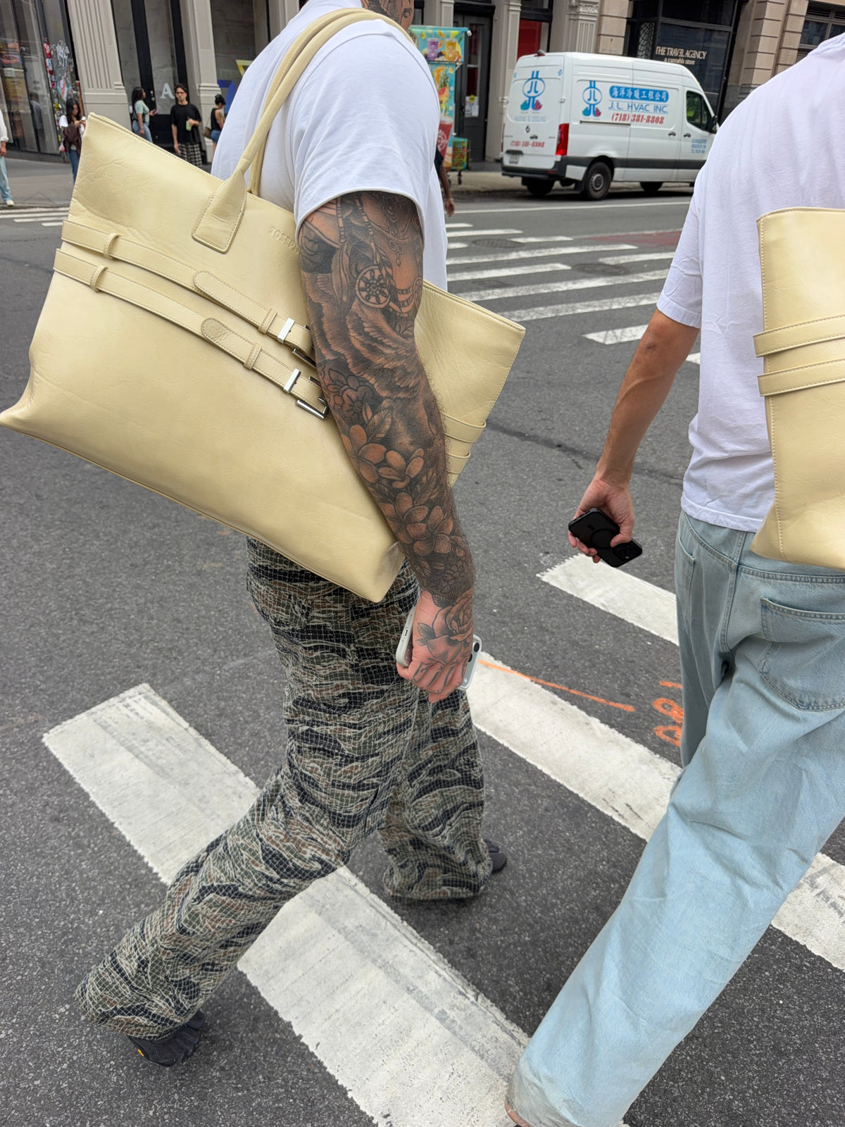 double belt bag