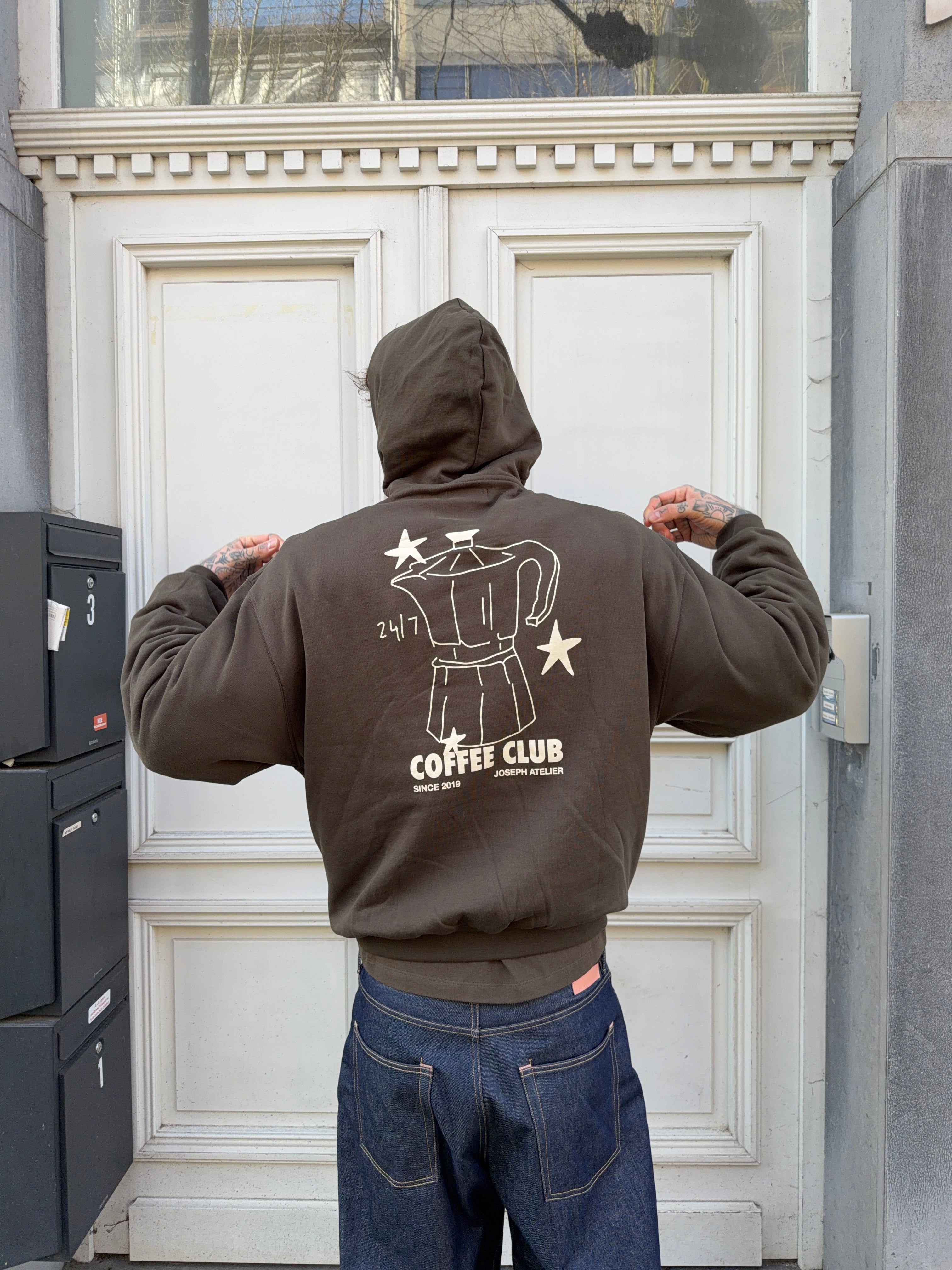 clubhouse piece: classic hoodie coffee club – JOSEPH ATELIER