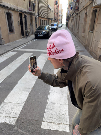 beanie hat cherry blossom