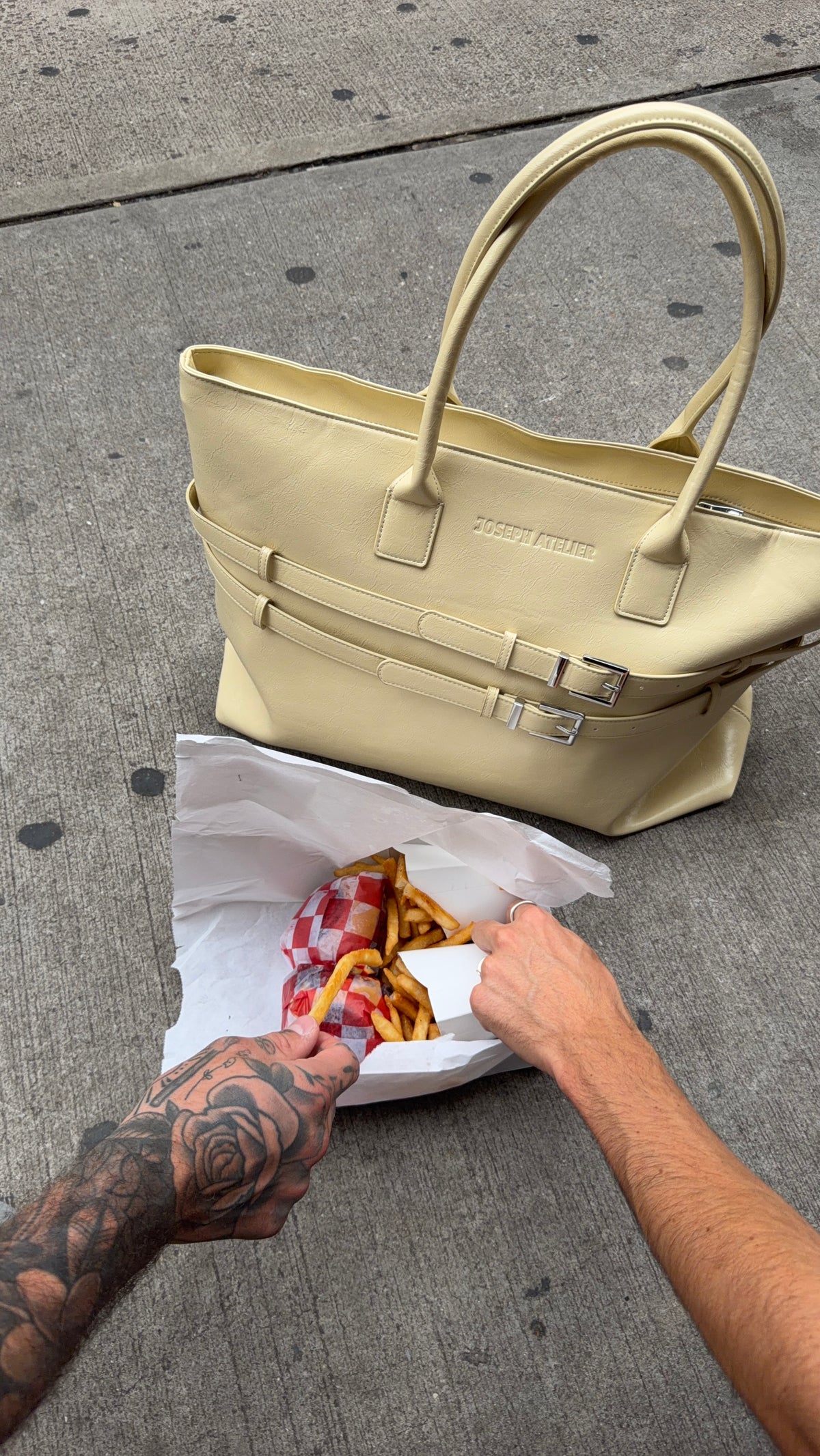 double belt bag