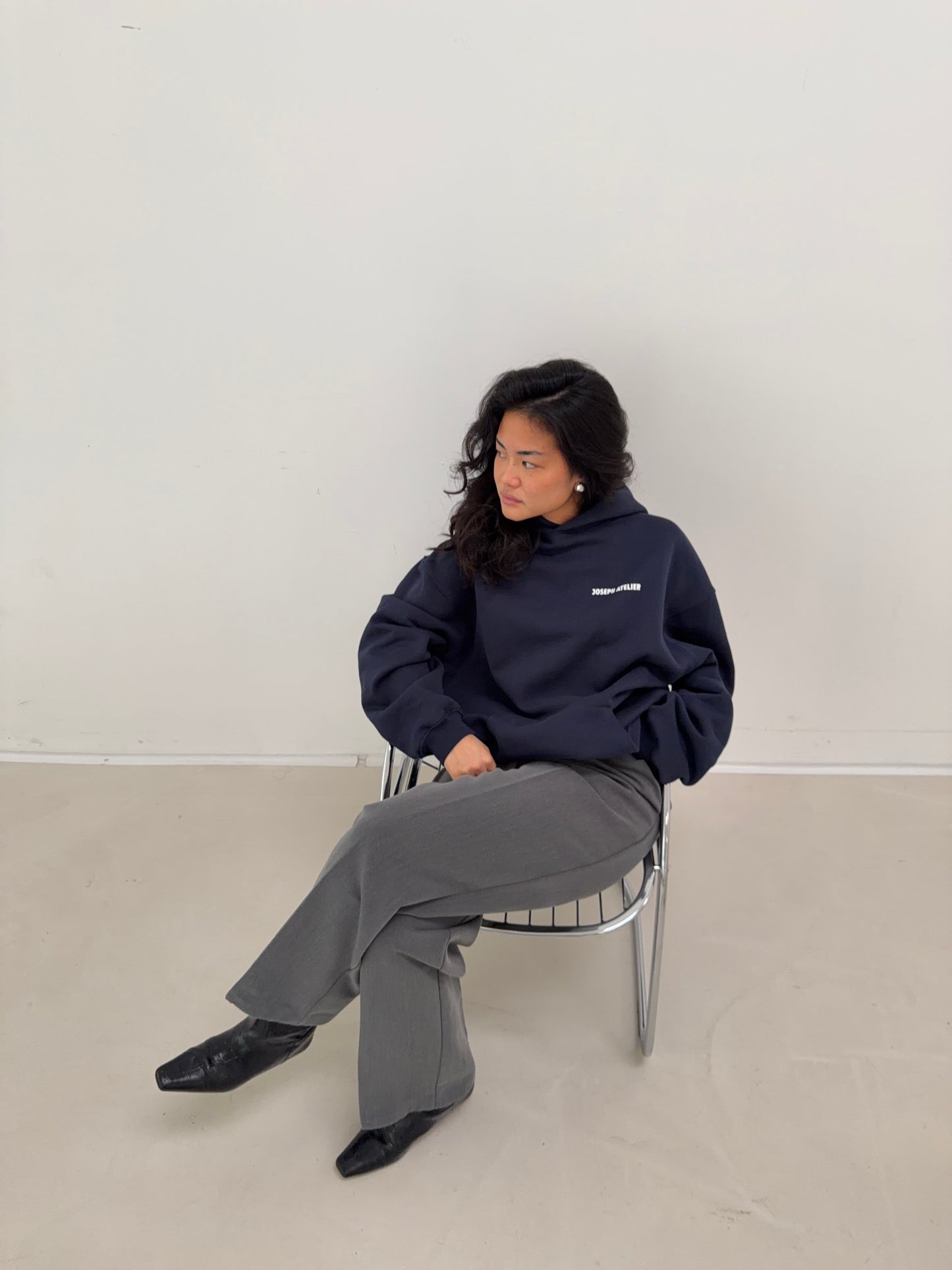 classic hoodie local bakery royal blue