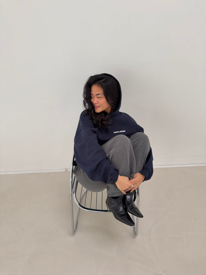 classic hoodie local bakery royal blue