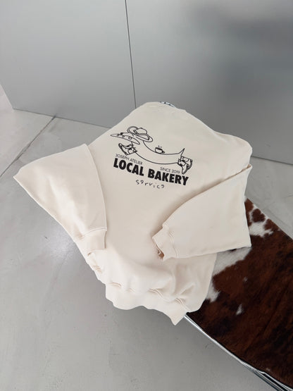 CLUBHOUSE PIECE: classic sweater local bakery cream