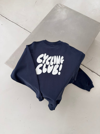 classic sweater cycling club royal blue