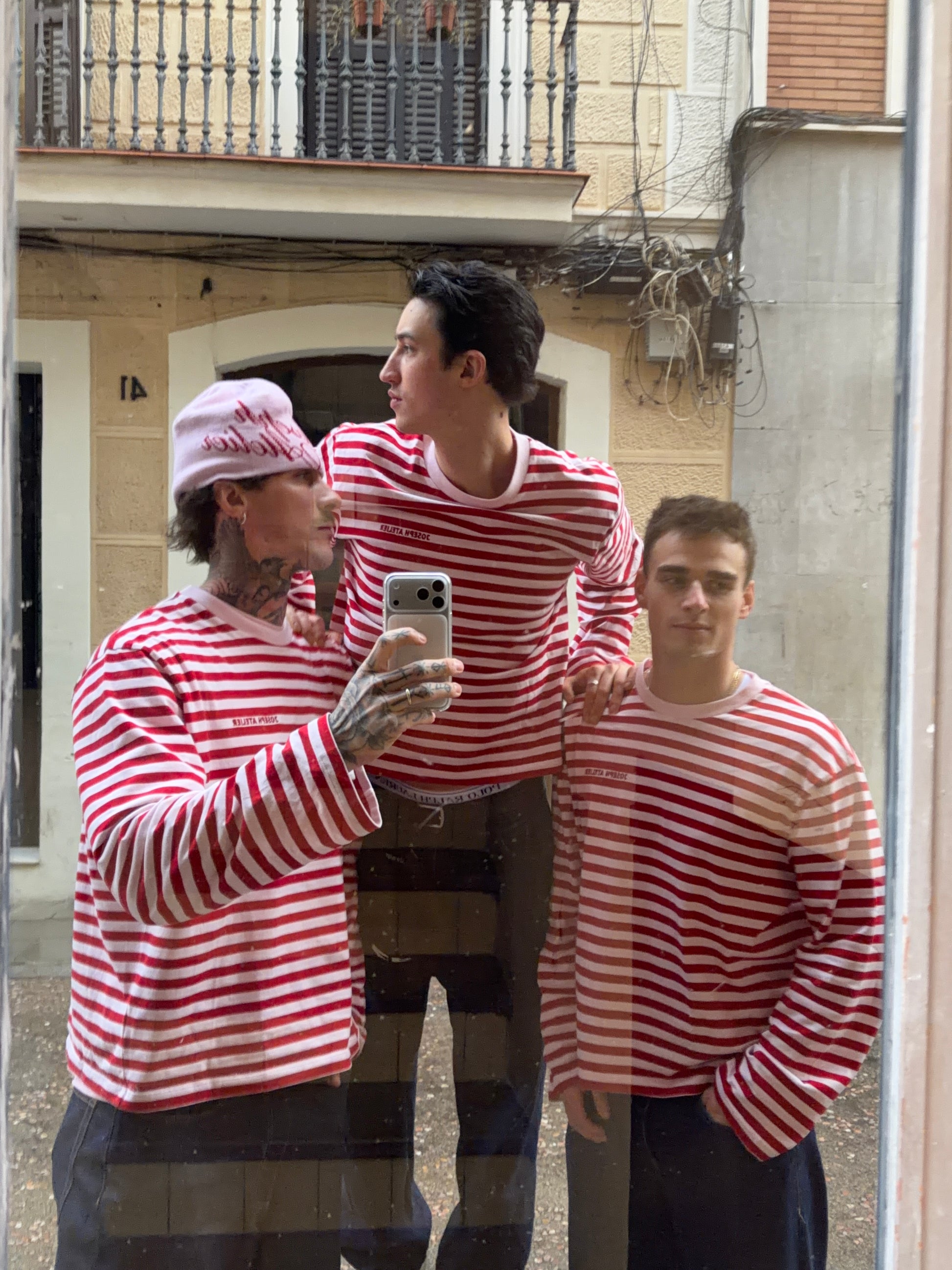 Til - 203 cm - XXL <br/> Fausto - 189 cm - L <br/> Niclas - 186 cm - M