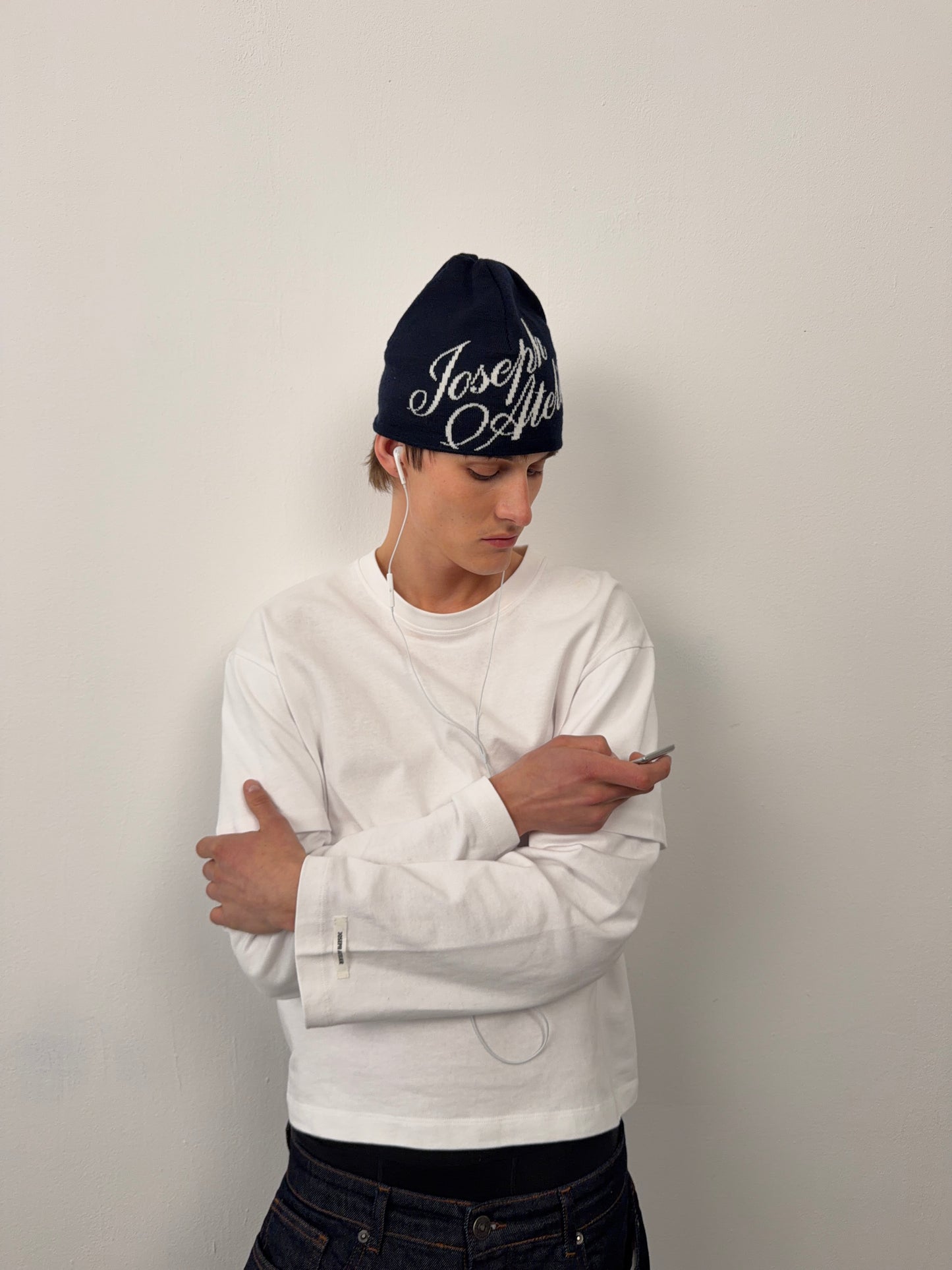 beanie hat navy