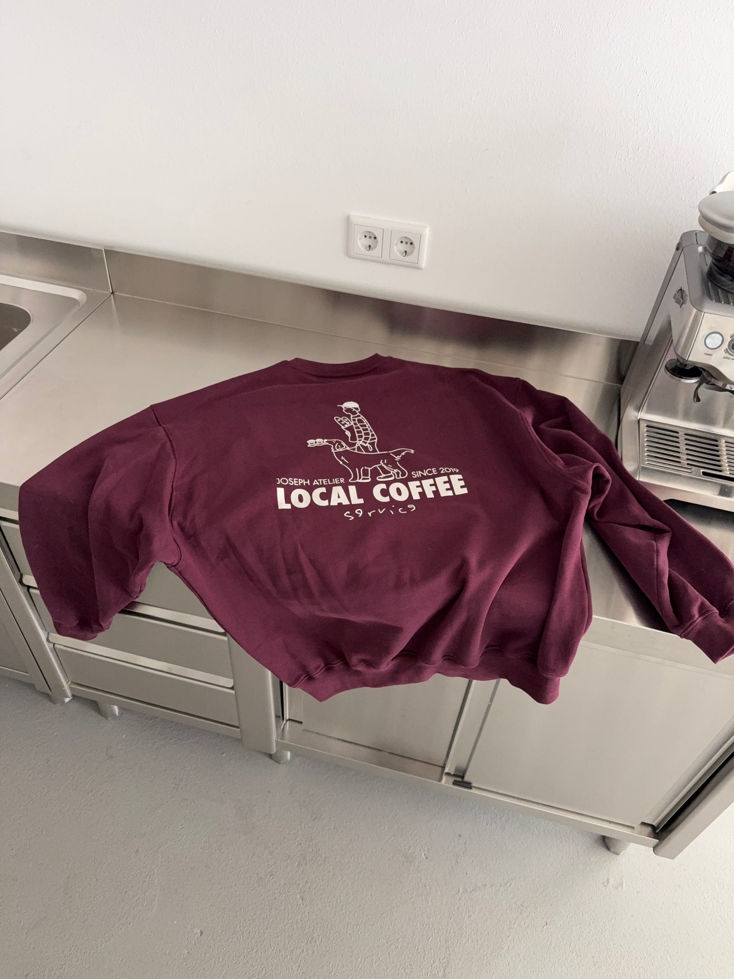 classic sweater local coffee