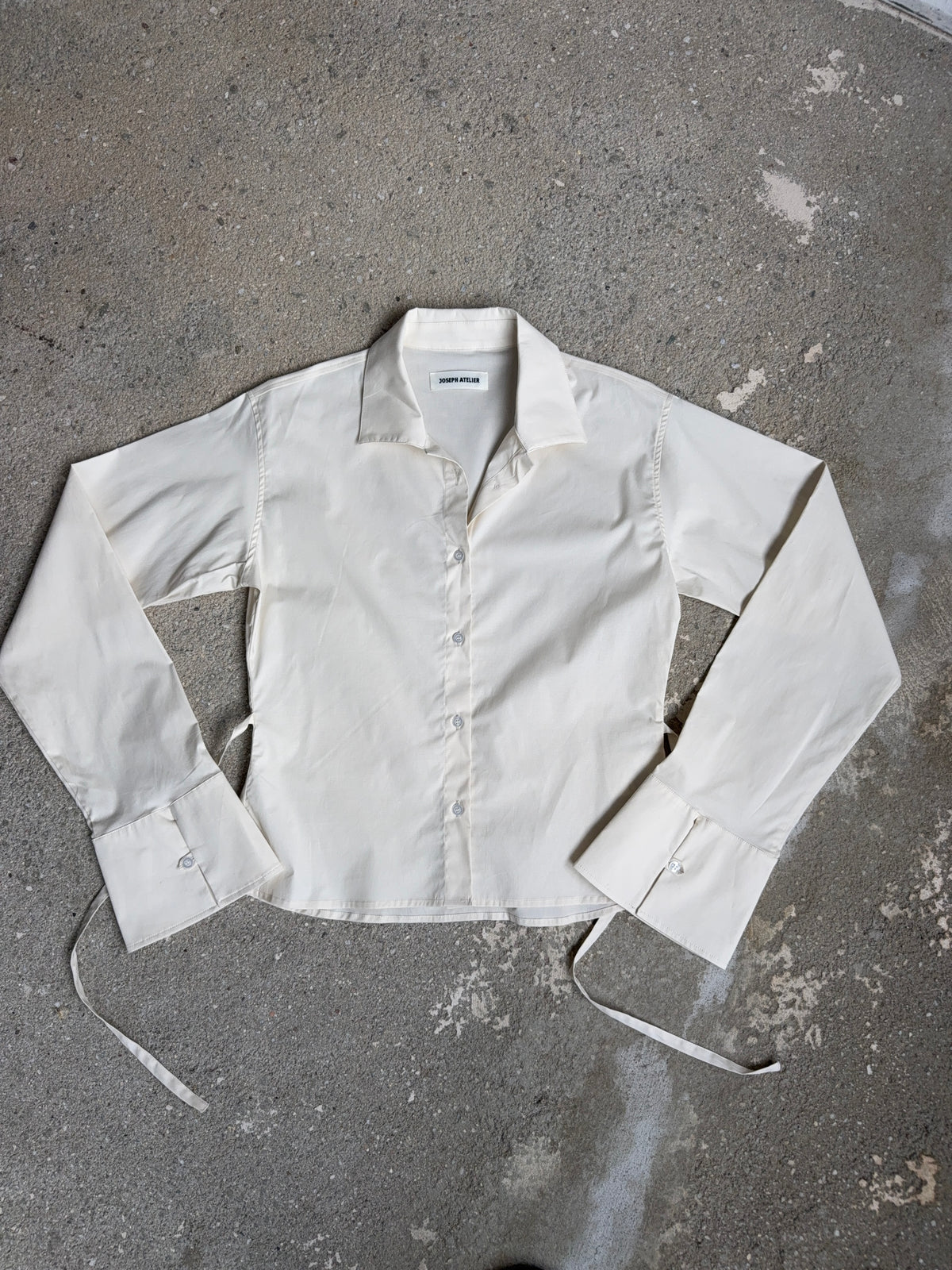 tailored blouse ivory