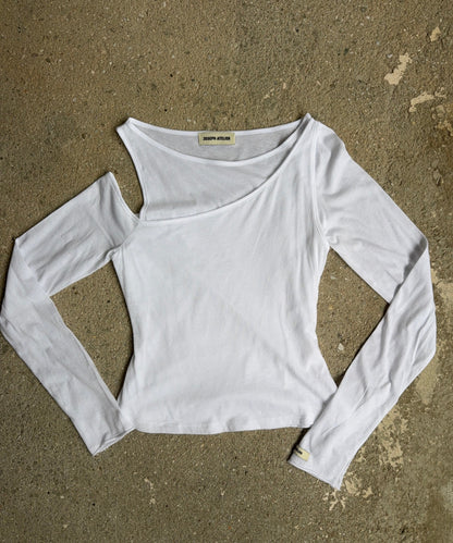 outline longsleeve white