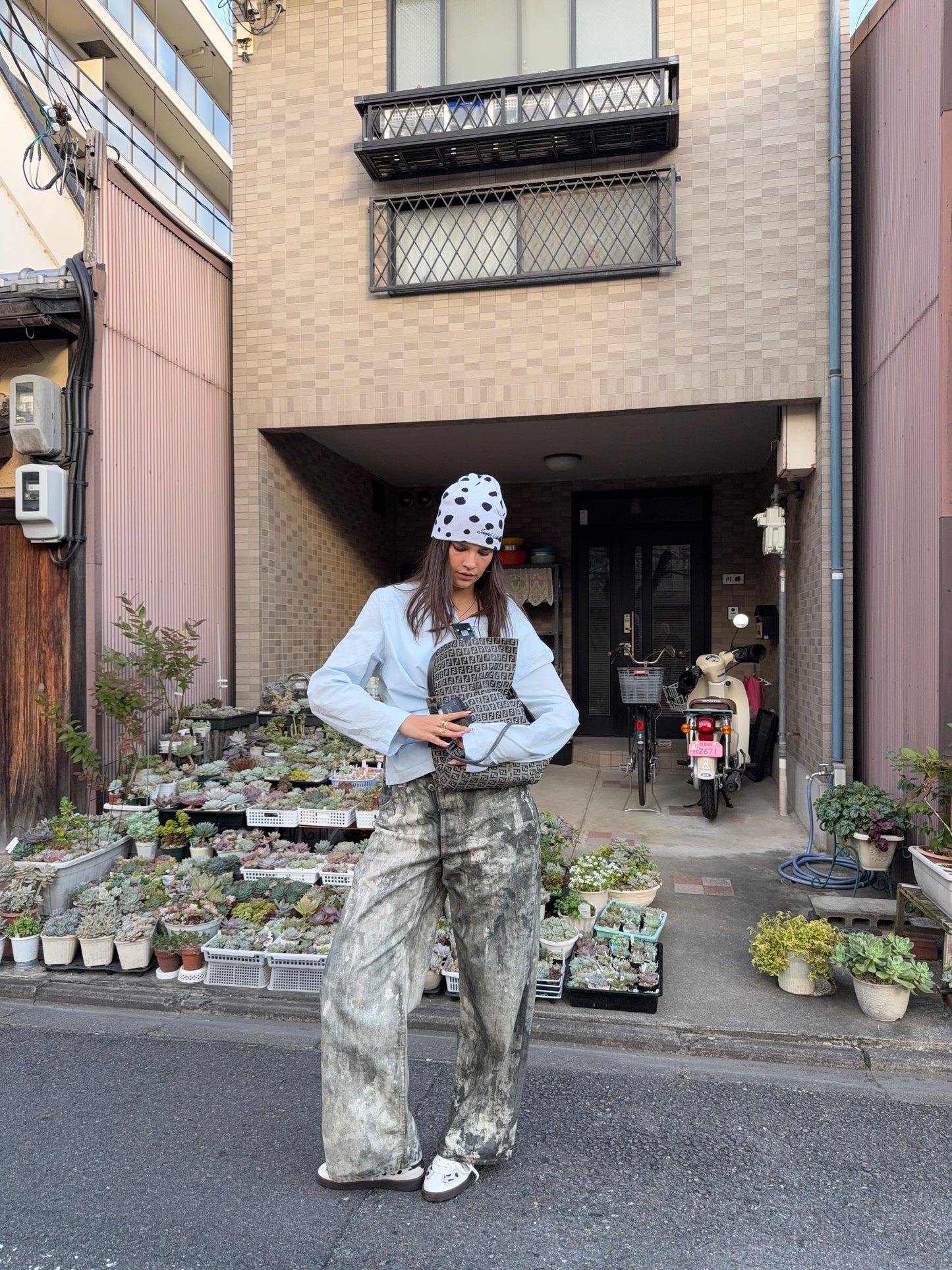 beanie hat dalmatian