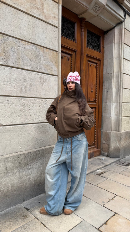 beanie hat cherry blossom