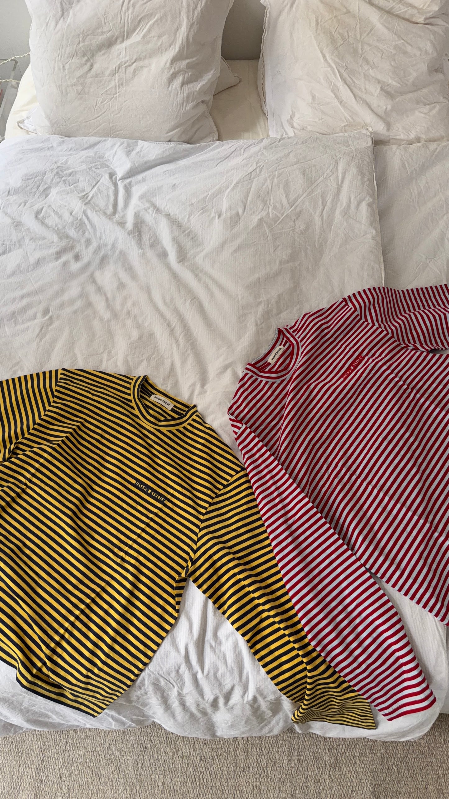 light longsleeve stripes - yellow & navy