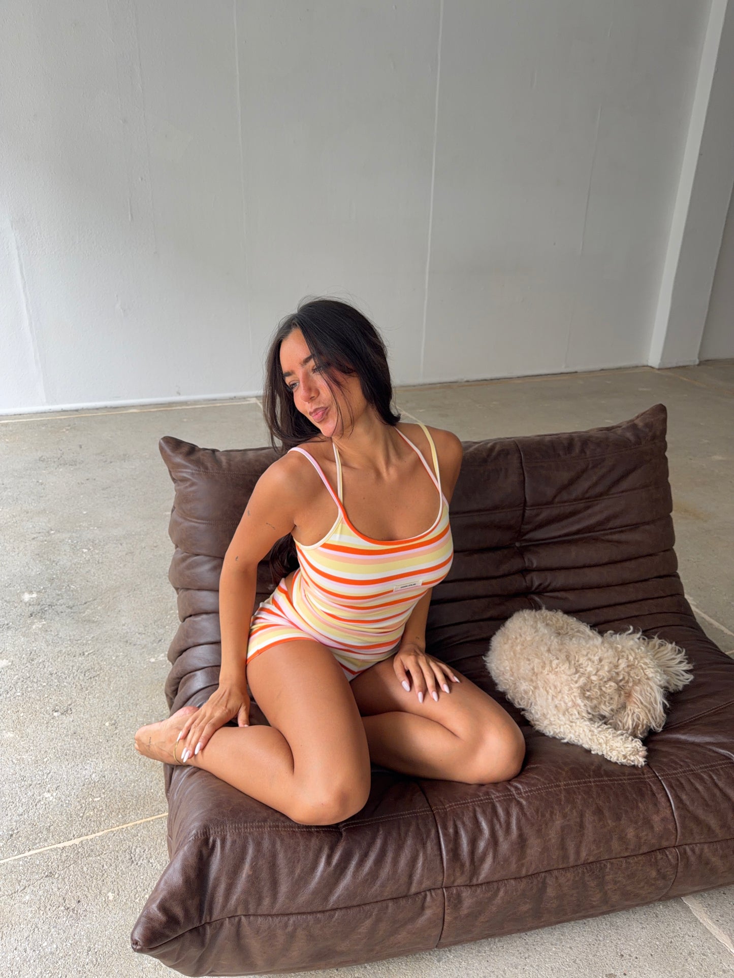 double strap camisole sunrise