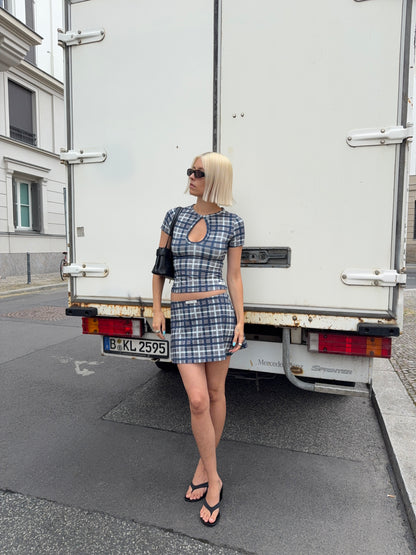 essential skirt plaid