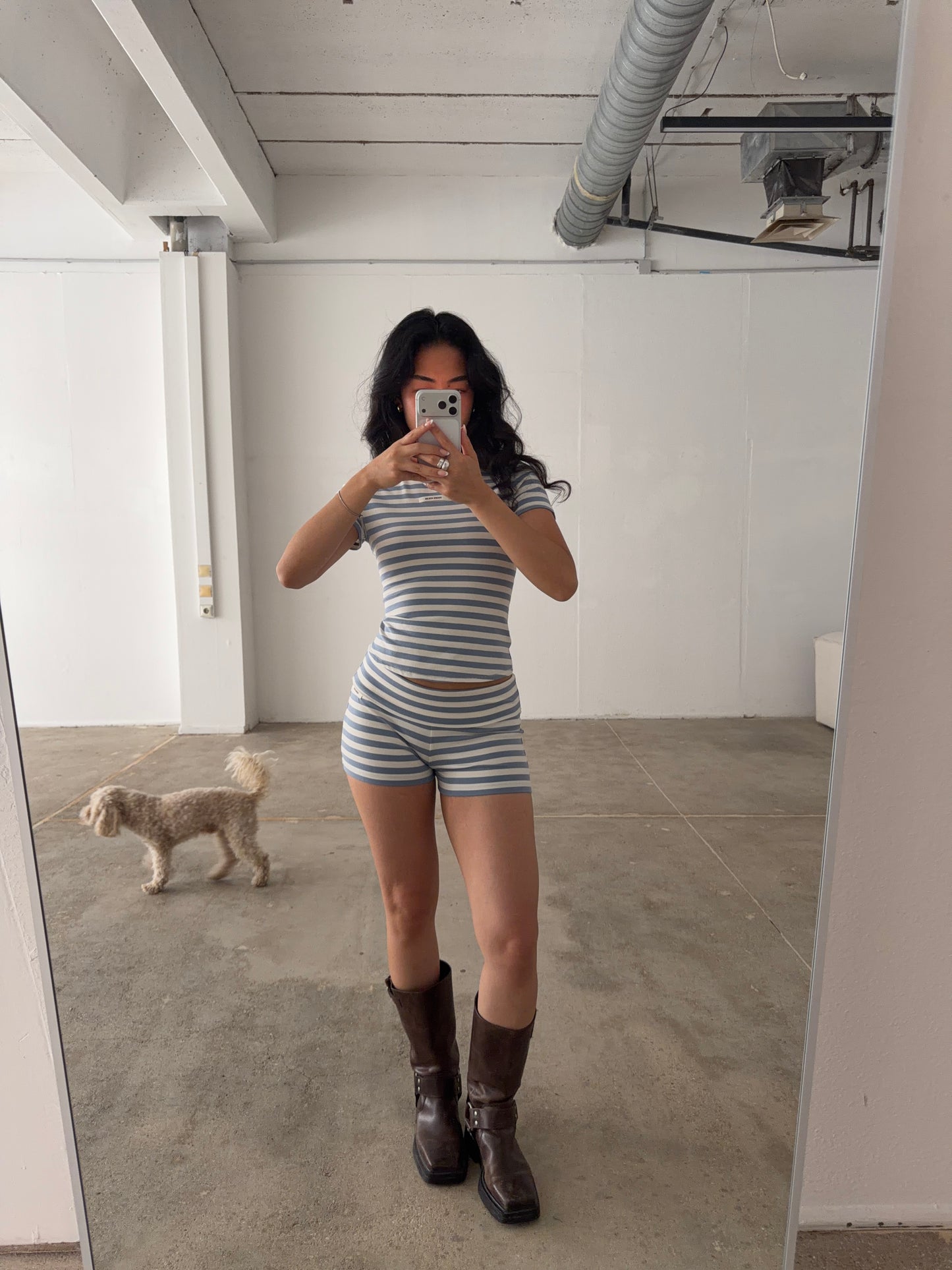 foldover shorts cloud