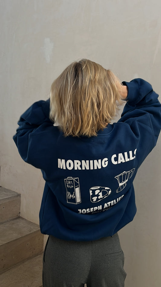 morning calls cozy sweater