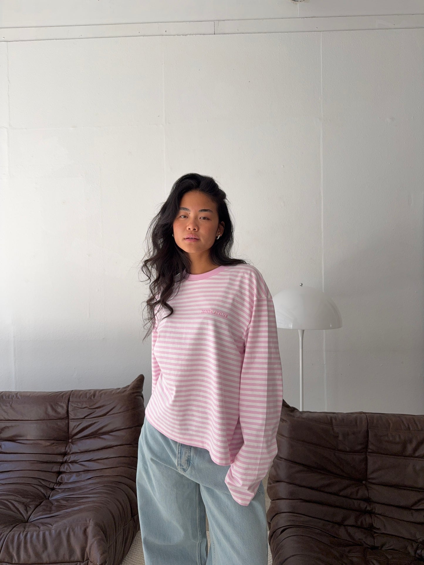 timeless oversized denim light wash