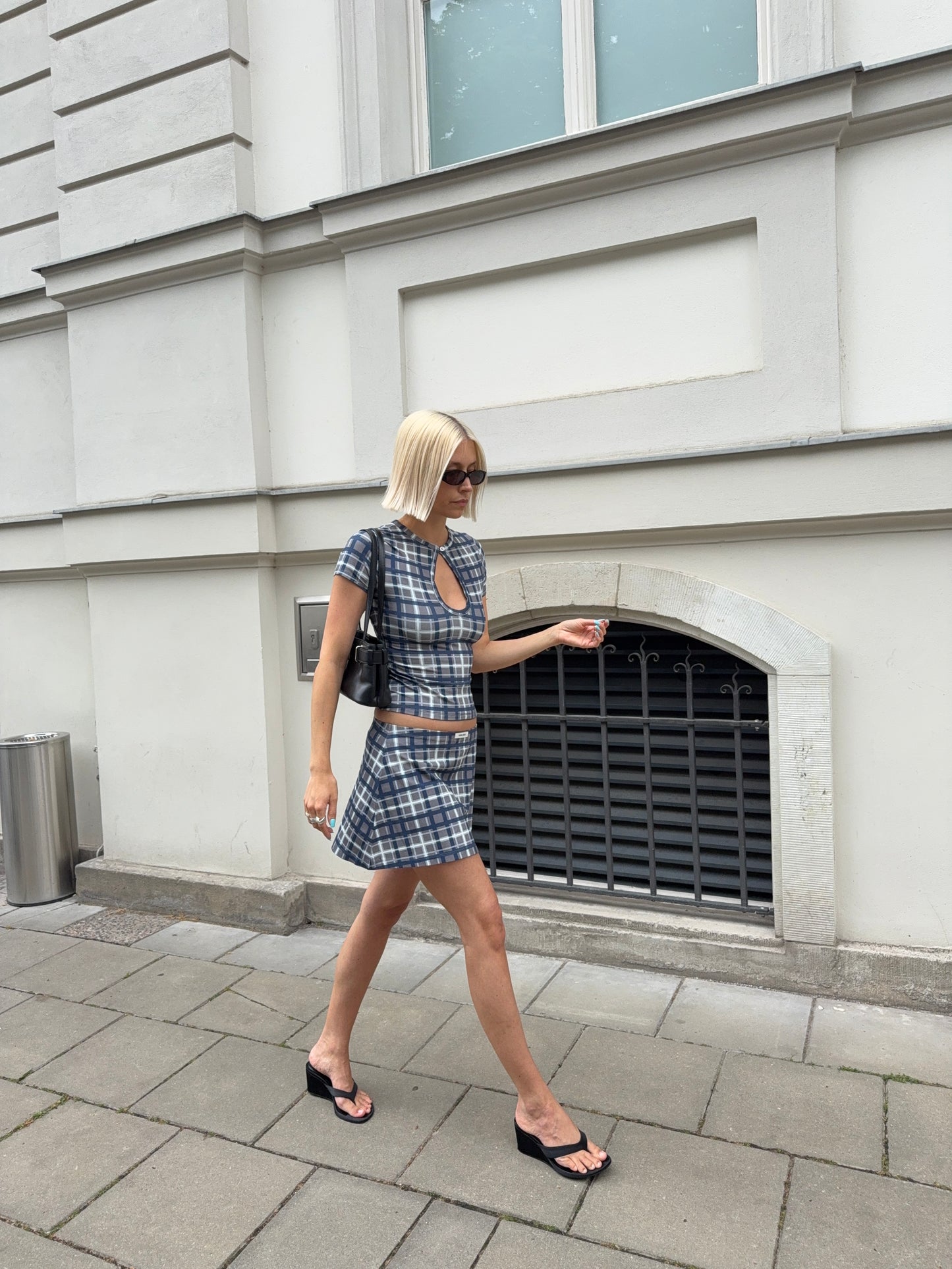 essential skirt plaid
