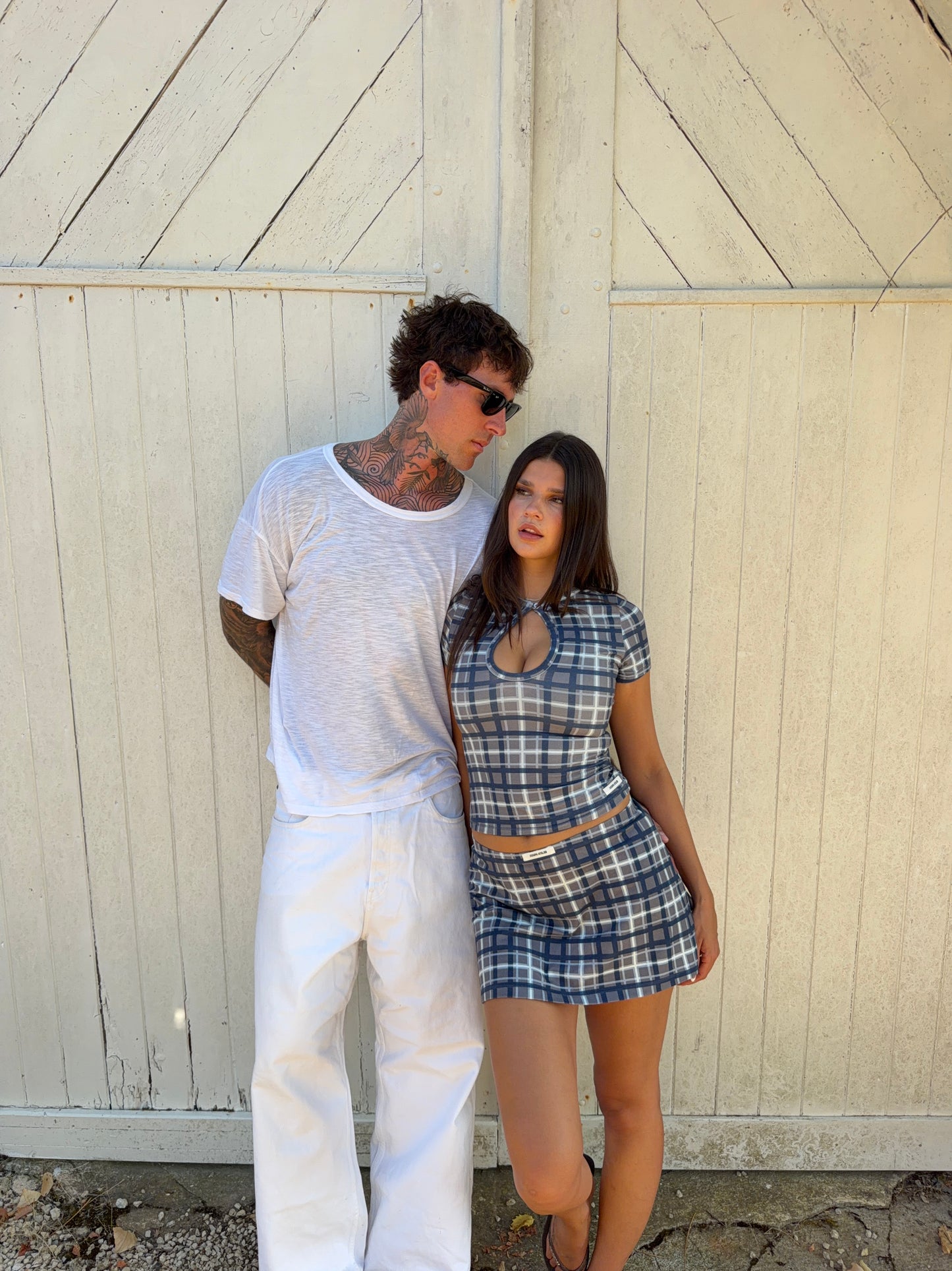essential skirt plaid