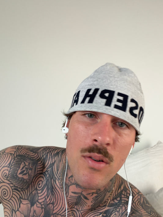beanie hat grey