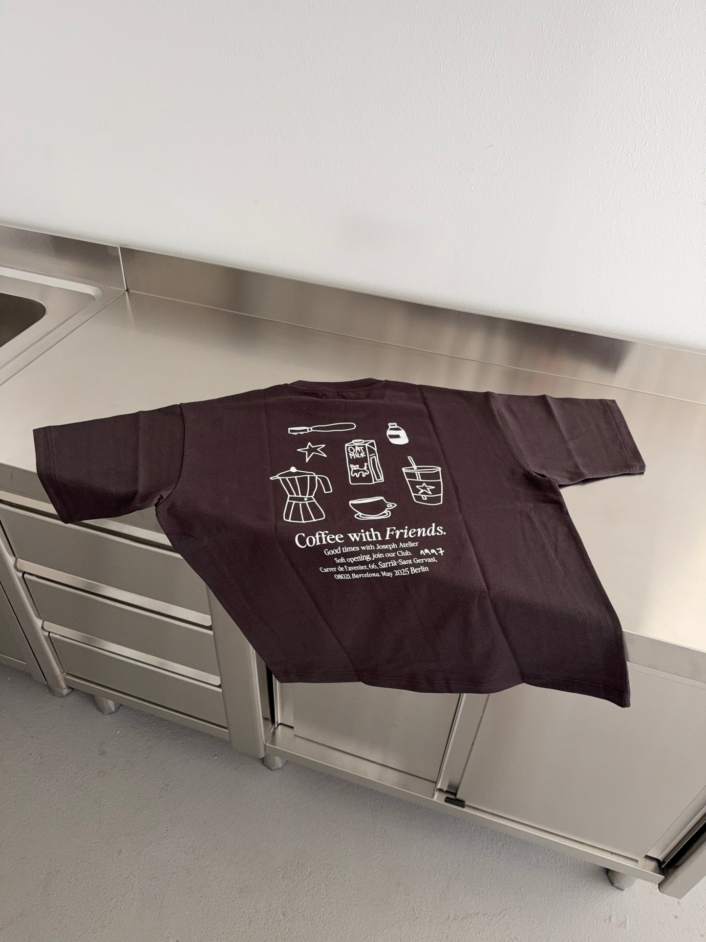 classic tee coffee with friends