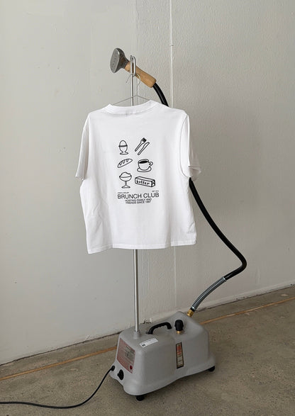 boxy tee brunch club