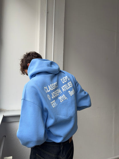 classic hoodie cobalt blue - classics dept.