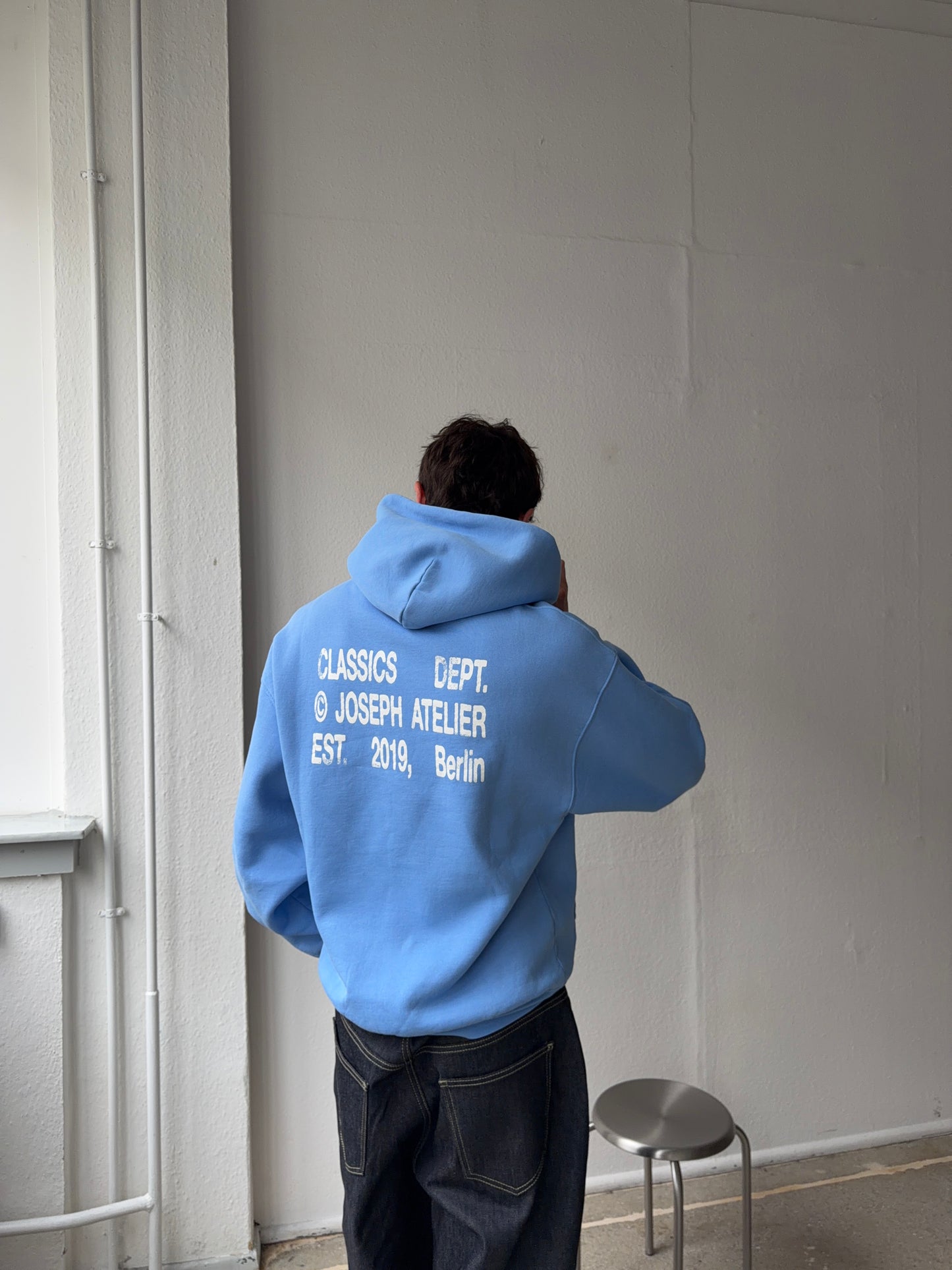 classic hoodie cobalt blue - classics dept.
