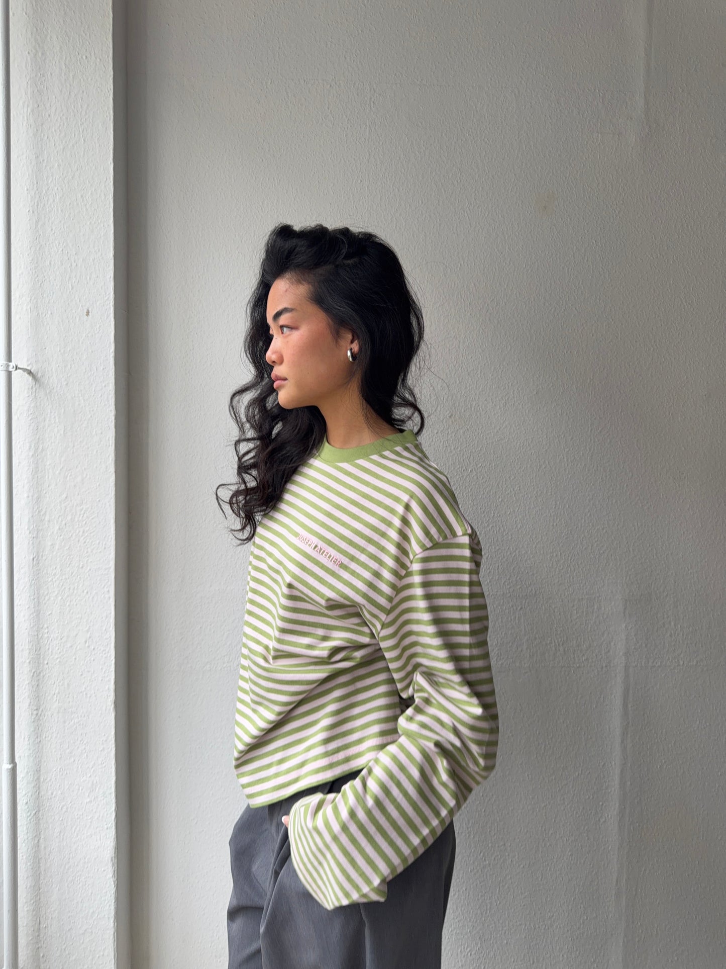 classic longsleeve strawberry matcha