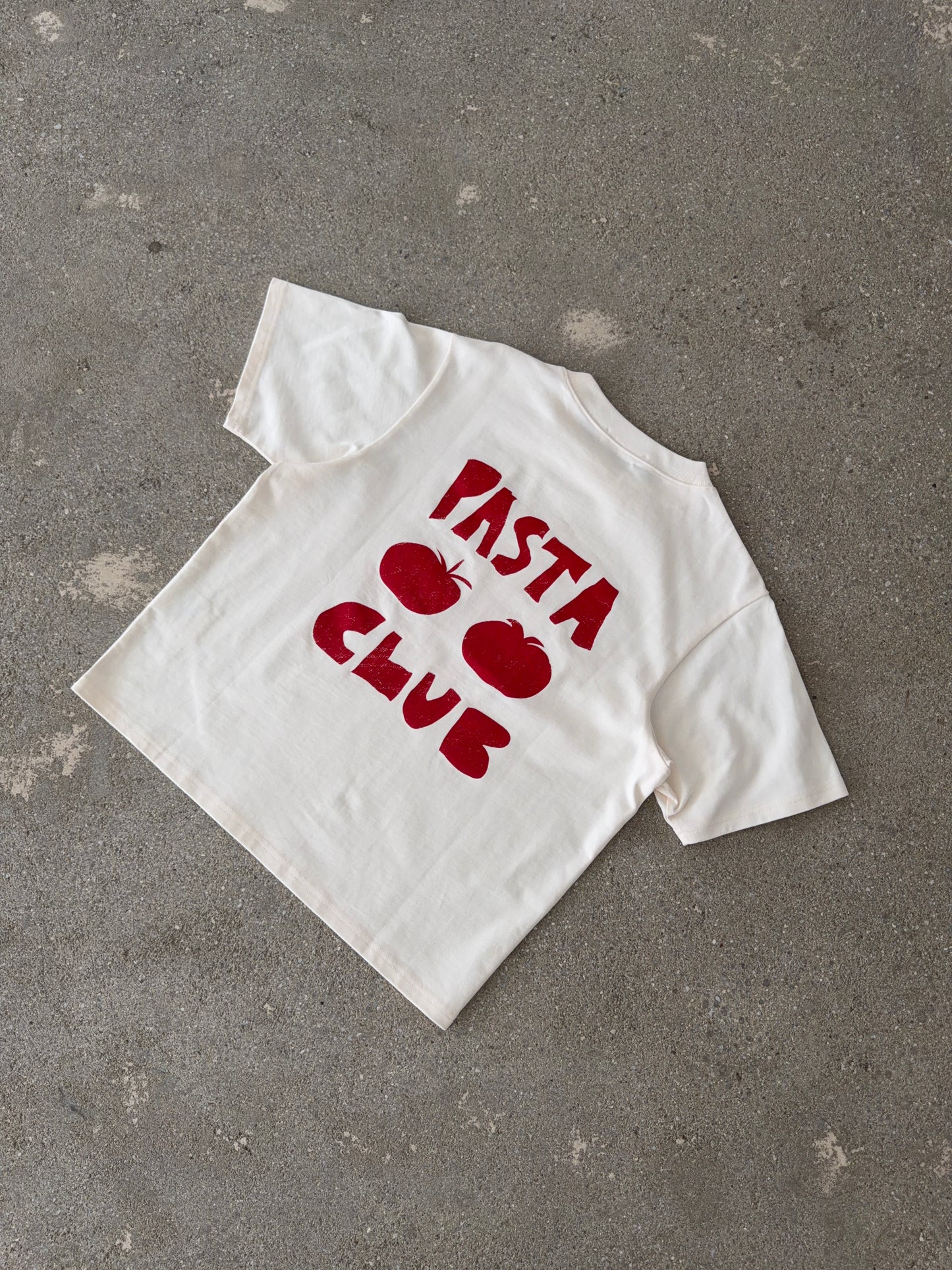 boxy tee creme - pasta club