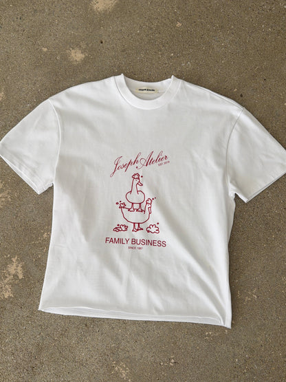 boxy tee cropped family business