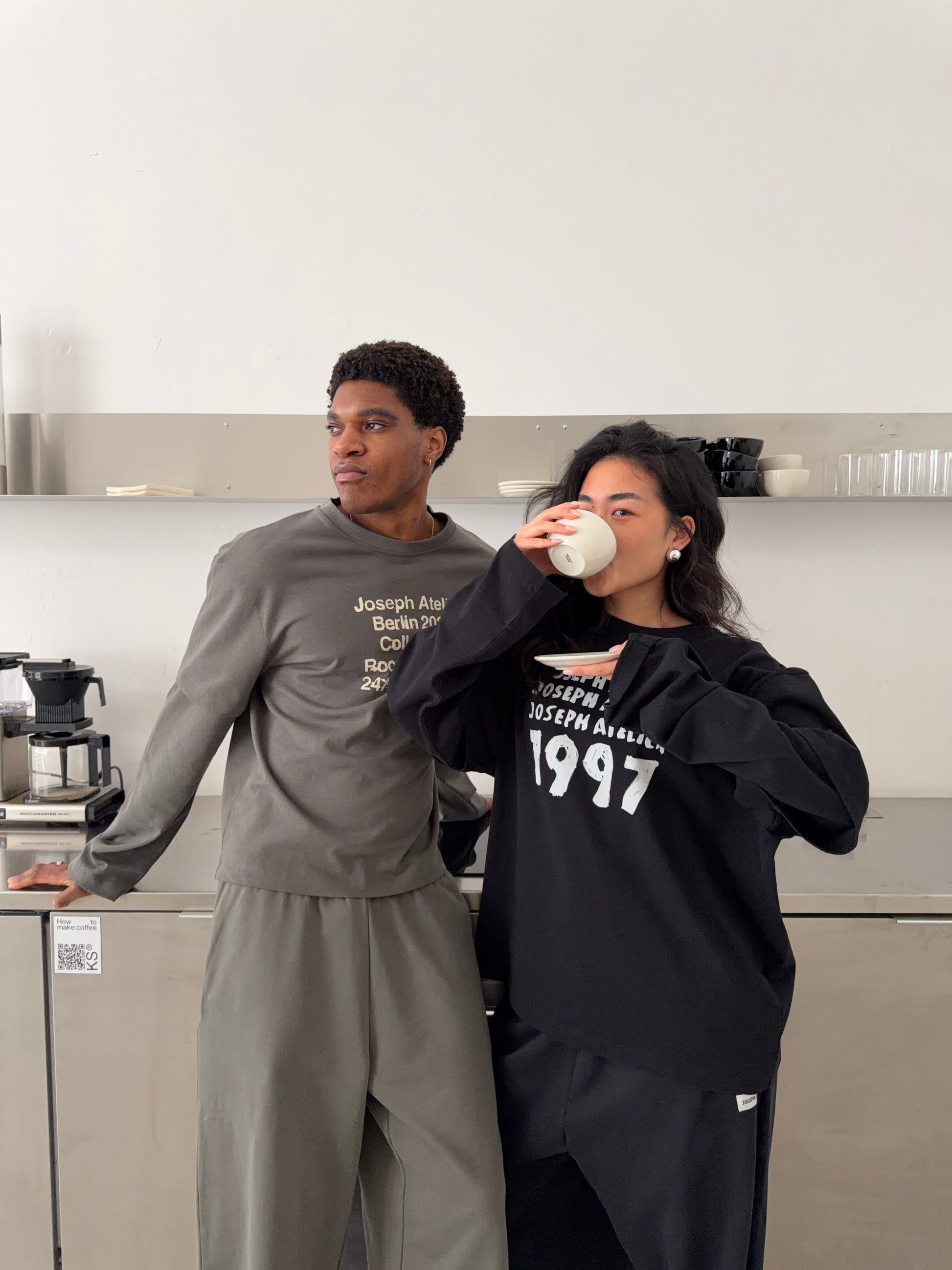 Richy - 185 cm - L & L/tall <br/> Thao - 169 cm - L & M/tall 