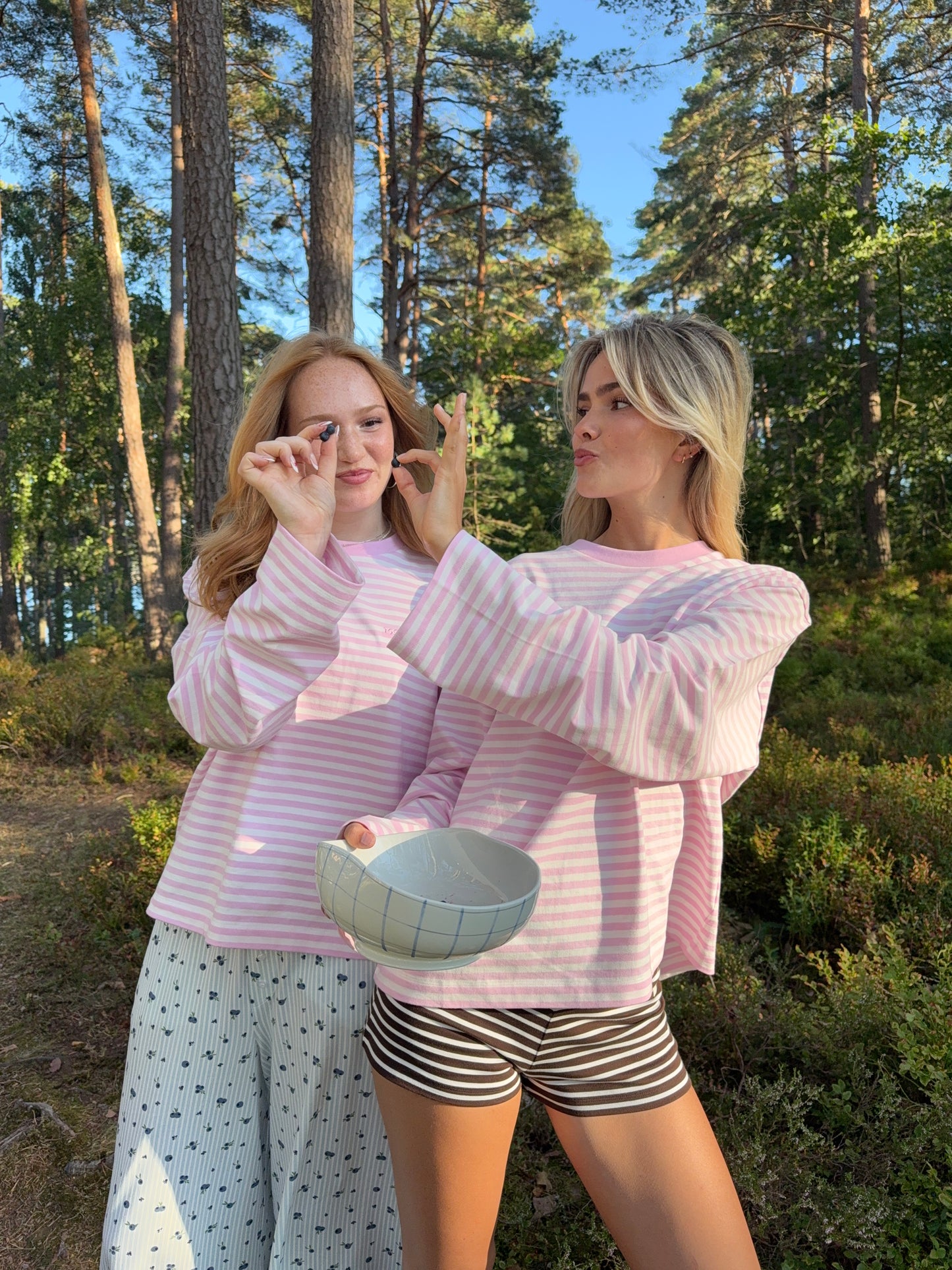 Greta - 172cm - M & S <br/> Christine - 174cm - M & S